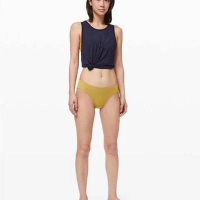 Lululemon Clear Waters Mid-Rise Med Bottom - Vintage Gold - Image 1 of 3