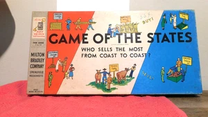 VINTAGE GAME OF THE STATES 1954 BY MILTON BRADLEY COMPLET E - Picture 1 of 4