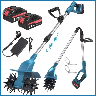 Akku Gartenhacke Bodenhacke für Makita 21V Akku Motorhacke Bodenfräse Kultivator - Bild 1 von 4