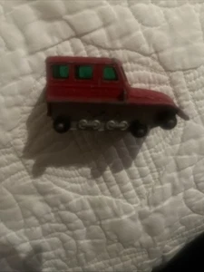 Vintage Matchbox Lesny No.35 Snow-trac in Red, Original Tracs - Picture 1 of 6