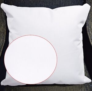 PL16a White Canvas Water Proof Outdoor Cushion Cover/Pillow Case Custom Size