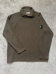 Stone Island 1994 Vintage Roll Neck Jumper Sweatshirt Large - Picture 1 of 7