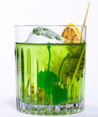 AIOS Drinkwize Stackable Tumbler Glass. Unbreakable Polycarbonate Plastic. 350ml.