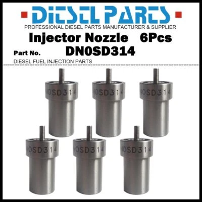 6Pcs Injector Nozzle DN0SD314 for Mercedes Benz W124 W140 300D 300TD 300SD OM603 - Изображение 1 из 4