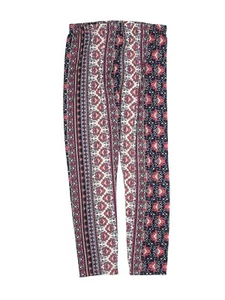 GIRLS BOHO PATTERNED LEGGINGS PINK FLORAL SIZE: 14 NWOT - Picture 1 of 2