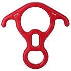 (red)Climbing Descender Climbing Carabiner 0.7x0.7in 2 Colors For Outward