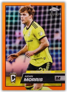 Aidan Morris 2023 Topps Chrome MLS Orange Refractor /25 - Picture 1 of 3