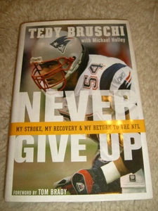 Never Give Up by Tedy Brusci - 2007 library book - Picture 1 of 5