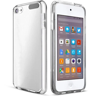 For iPod Touch 5th/6th/7th Gen Case Crystal CLEAR Shockproof Silicone TPU Cover - Image 1 of 4