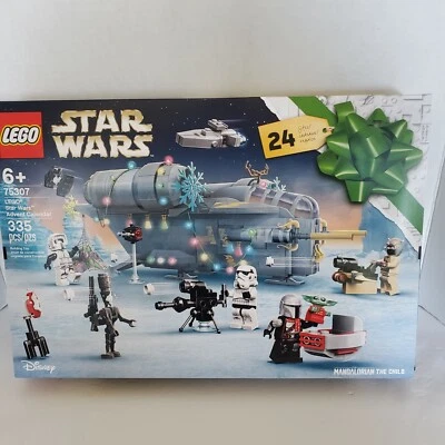 Lego Star Wars Mandalorian 2021 Advent Calendar 75307 NEW 24 Gifts - Image 1 of 4