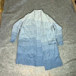 Athleta Womens Sweater Extra Large Blue Cardigan Ombre Spirit Wool Cashmere Wrap - Picture 1 of 10