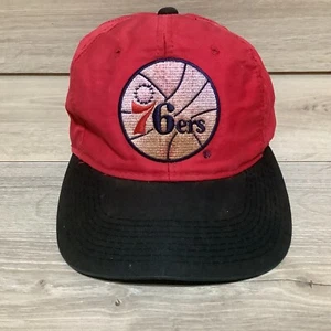 Vintage PHILADELPHIA 76ERS SIXERS NBA Snapback Hat Cap "The G Cap" 70s 80s - Picture 1 of 12