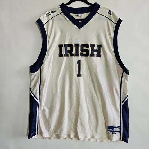 Adidas Notre Dame Fighting Irish 1 NCAA Stained Mens 2XL Sleeveless Jersey Cover