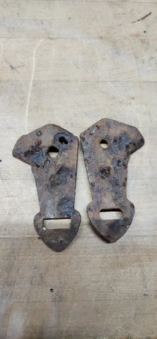 2 vintage Planet jr Seeder  cultivator  handle brackets Cover
