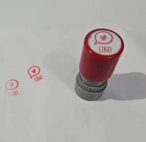 Rubber Stamp - Red Like - Picture 1 of 3