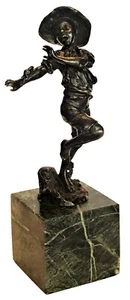 Carl Kauba, Frightened by the Frog, Viennese Bronze Sculpture, ca. 1915 - Picture 1 of 12