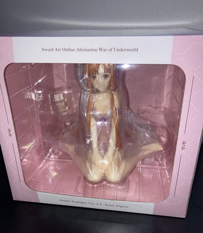 New 1/4 Scale Figure SwordArt Online Asuna Negligee Ver w bonus face, US Seller Cover