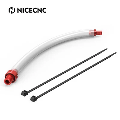 NICECNC Oil Drain Tool Release Hose Tube For Honda XR 650L XR650L 1993-2025 Red - Image 1 of 4