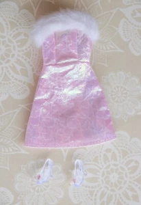 Barbie Fashion Avenue Dress Cards 2001 vestido con pelo + zapatos # 52829 Mattel - Imagen 1 de 3