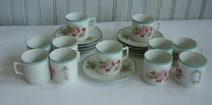 S/9 Demitasse cups and saucers RK Czechoslovakia 1939-1945 Rudolf Kampf - Picture 1 of 9