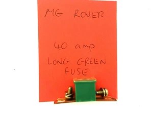 MG Rover 40 amperios eslabón verde fusible largo - caja de fusibles principal - Imagen 1 de 1
