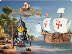 BRAND NEW LEGO 1 × Conquistador Minifigure - Bild 1 von 4
