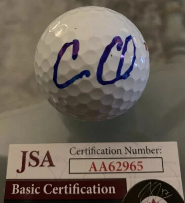 Pelota de golf Masters Cameron Champ 2025 firmada autografiada Master JSA AA62965 Foto 1 de 3
