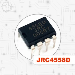 4558D JRC4558D NJM4558D DIP- 8 AMPLIFICATORE OPERAZIONALE - 2 PEZZI - Imagen 1 de 1
