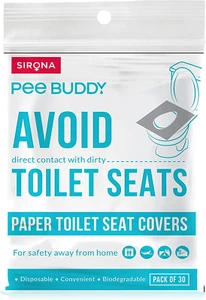 Paper Toilet Seat Covers Disposable Pack For Adults Travel Public Restrooms - Picture 1 of 19