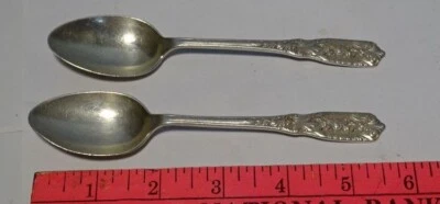 * De colección - WESTMORELAND - CUBIERTOS DE LEY - MILBURN ROSE - DOS (2) CUCHARAS * Foto 1 de 3