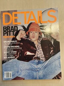 BRAD PITT Details Magazine Jan/Feb 2001 Wolfgang Tillman Desert Storm Like New - Imagen 1 de 2