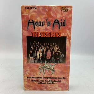 Hear 'n Aid The Sessions VHS Video 1986 VG+ Condition Ronnie James Dio Dokken - Picture 1 of 6