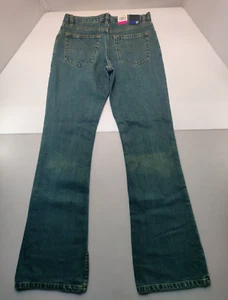 Vintage Levi's L2 Loose Denim Jeans Size 7 Juniors USA Y2k baggy Yellowed - Picture 1 of 13