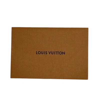 LOUIS VUITTON Empty Orange Envelope Receipt Card Holder Gift Tag Booklet - Image 1 of 3