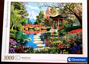 Rompecabezas CLEMENTONI 1000 piezas. "JARDÍN FUJI" completado 1x ALTA CALIDAD - Imagen 1 de 7