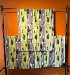 Vintage 1950s Barkcloth Furnishing Fabric - Picture 1 of 4