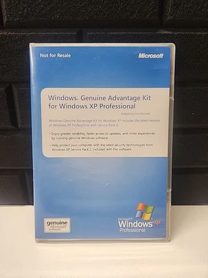 Disco CD y clave de producto Windows XP Professional x64 Edition 64 bits SP2 Foto 1 de 2