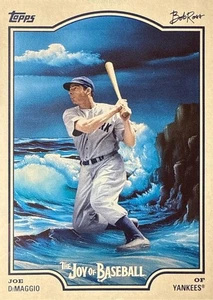 Joe DiMaggio X Bob Ross 2025 Topps The Joy Of Baseball NY Yankees - Picture 1 of 2