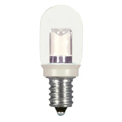 0.8 Watt LED - T6 - Clear - 2700K - Candelabra base - 120 Volt - Carded - 48-Pac - Image 1 of 4
