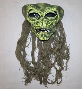 California Costumes Ani Motion Moving Mouth Mask Alien Visitor Halloween Mask #1 - Picture 1 of 5