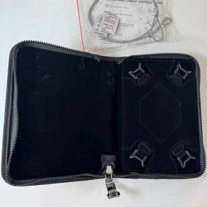 Vaultz Locking Personal Security Case Zippered Tablet iPad Mini Storage - Picture 1 of 7