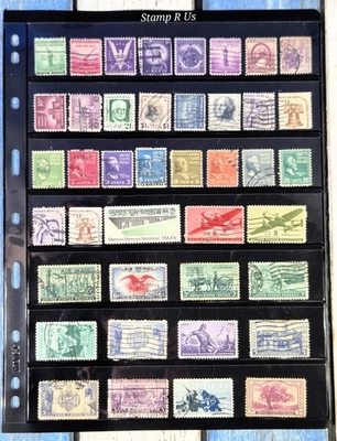 United States Daily Stamp Mix / USA / Aviation Airmail Stamps 1930s+ - Image 1 of 2