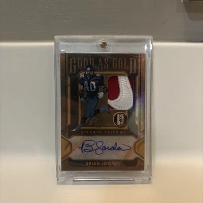 Parche Nike Brian Jordan 2024 Gold Standard automático 1/1 uno de uno bueno como dorado Foto 1 de 2