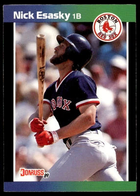1989 Donruss Traded #T-18 Nick Esasky Red Sox - Image 1 of 2