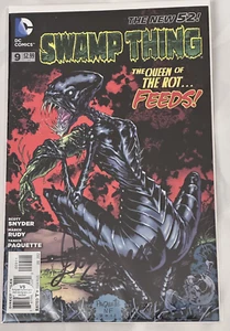 Derek Mears Signed Swamp Thing #9 DC Comic Book! Authenticated & COA! - Picture 1 of 3