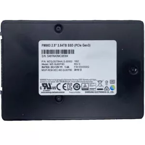 Samsung PM983 3,84TB SSD MZQLB3T8HALS-00003 2,5" PCIE NVME GEN3.0 x4 MZ-QLB3T80 - Foto 1 di 1