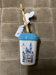 NWT Disneyland Starbucks Castle Mini Travel Tumbler Ornament 2019 - Picture 1 of 1