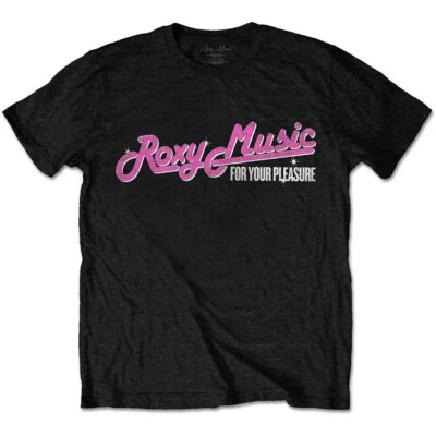Roxy Music - For Your Pleasure Tour with Backprint - Black t-shirt - Image 1 of 2