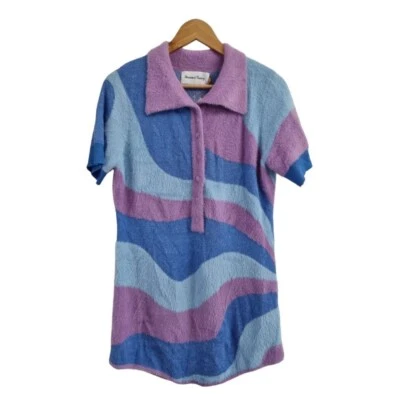 Mameluco House of Sunny 'Good Vibrations' - UK 16 NUEVO CON ETIQUETAS Traje de Juego Retro a Rayas. Foto 1 de 4