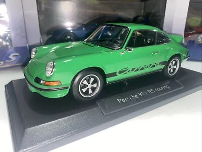 1973 PORSCHE 911 RS Touring GREEN 1/18 Scale - Norev - new - Image 1 of 4